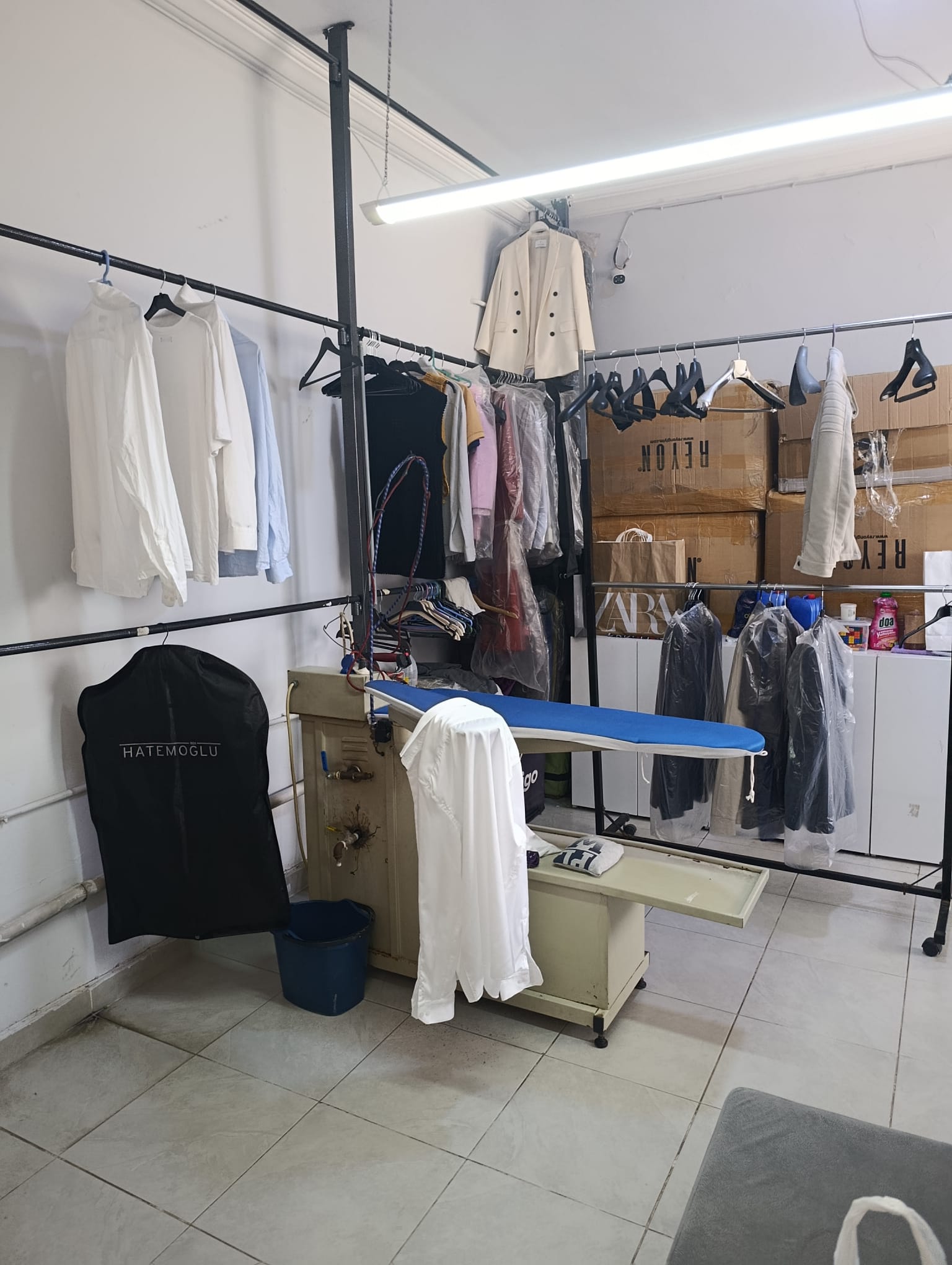 Kuru temizleme iş alanı Gaziantep