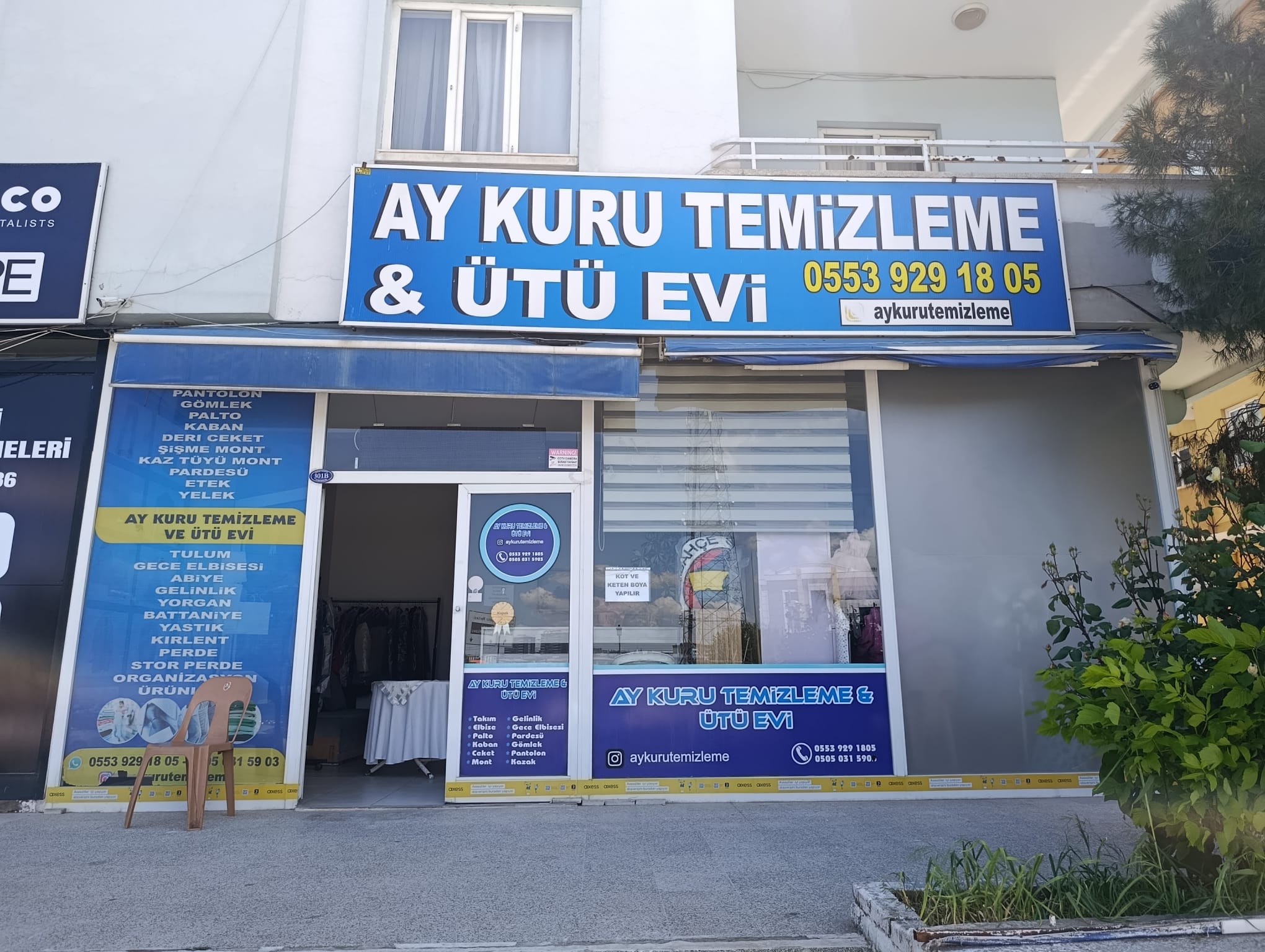 Ay Kuru Temizleme ve Ütü Evi Gaziantep Şahinbey mağazası